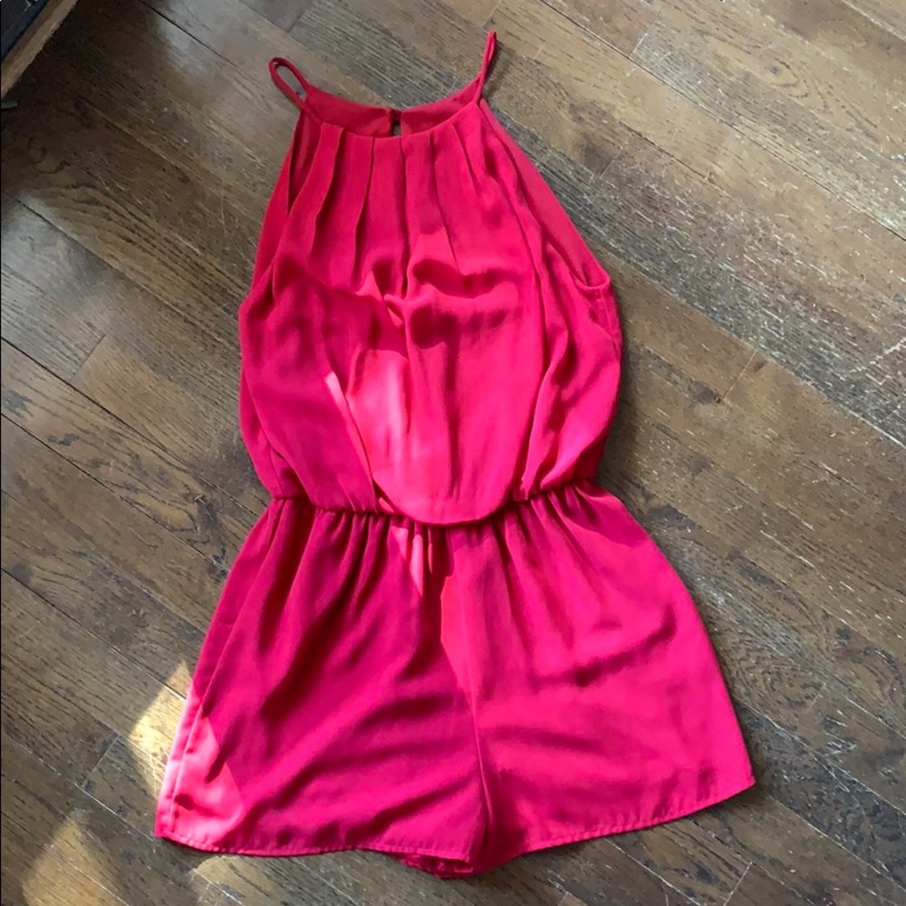 red romper